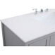 Theo 48 X 22 X 34 inch Gray Vanity Sink Set