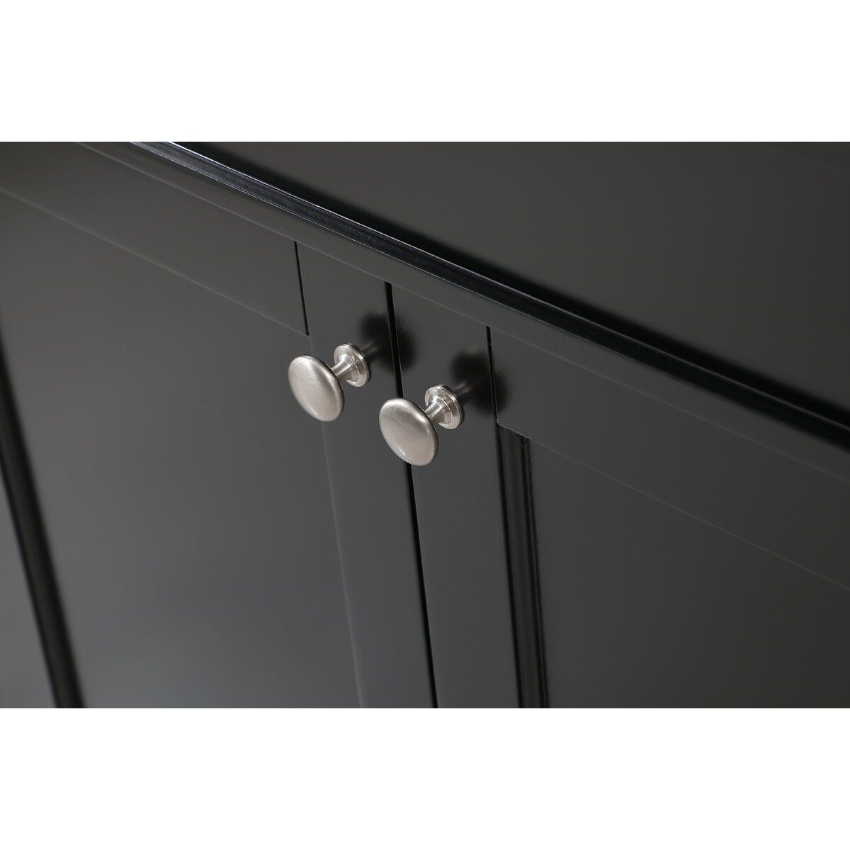 Bennett 60 X 21 X 35 inch Black Vanity Sink Set