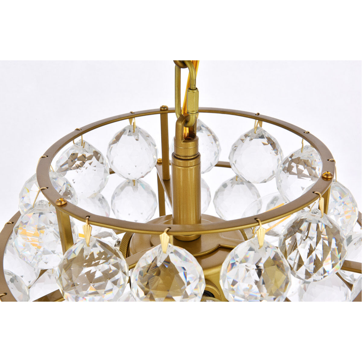 Savannah 3 Light 12 inch Brass Pendant Ceiling Light