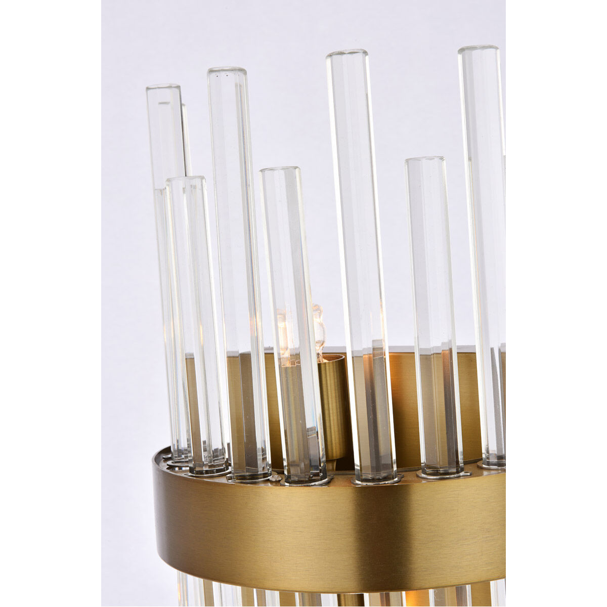 Dallas 2 Light 8 inch Gold and Clear Wall Sconce Wall Light