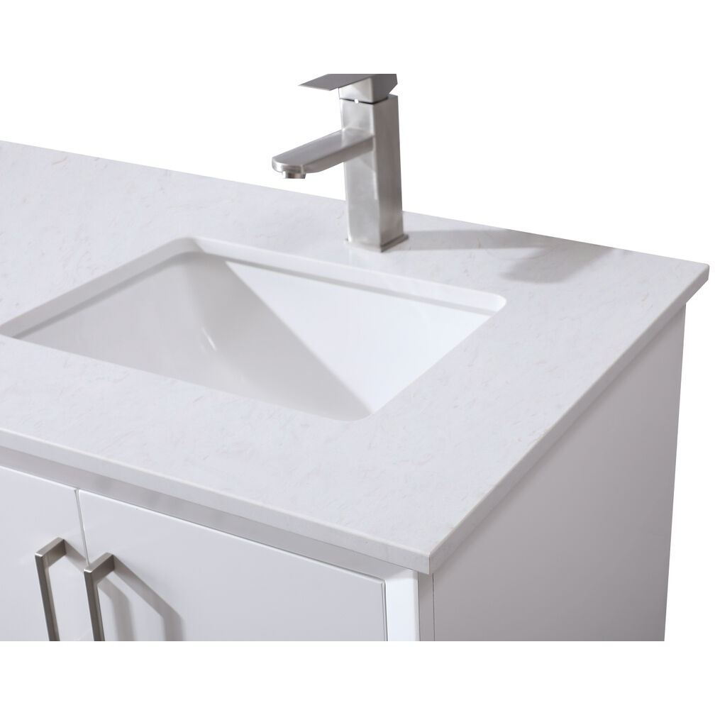 Hayes 60 X 22 X 35 inch White Vanity Sink Set
