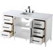 Millie 60 X 35 inch White Bathroom Vanity Cabinet
