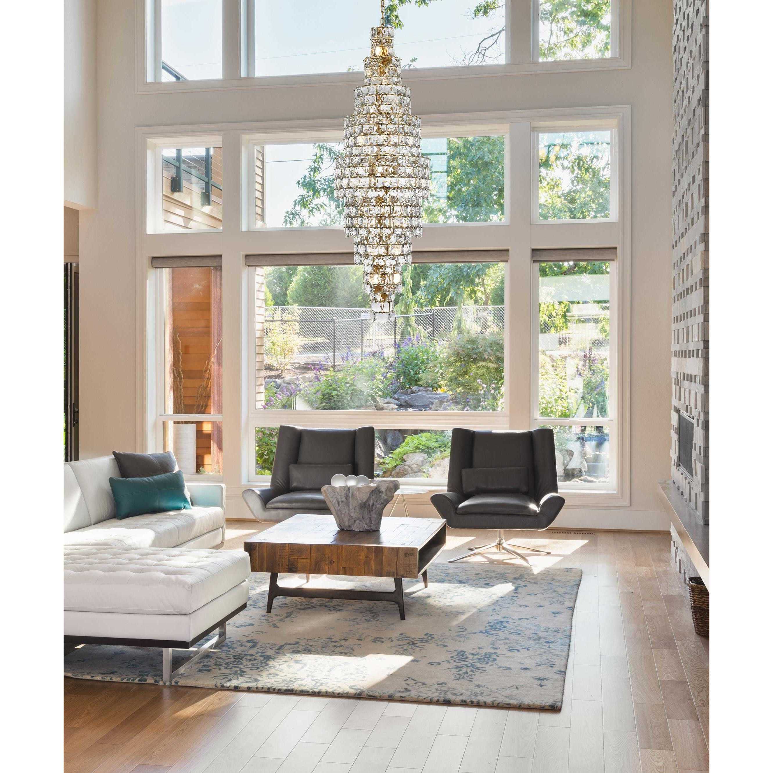 Adaline 41 Light 30 inch Satin Gold Chandelier Ceiling Light