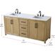 Alina 72 X 34 inch Linen Oak Bathroom Vanity Cabinet