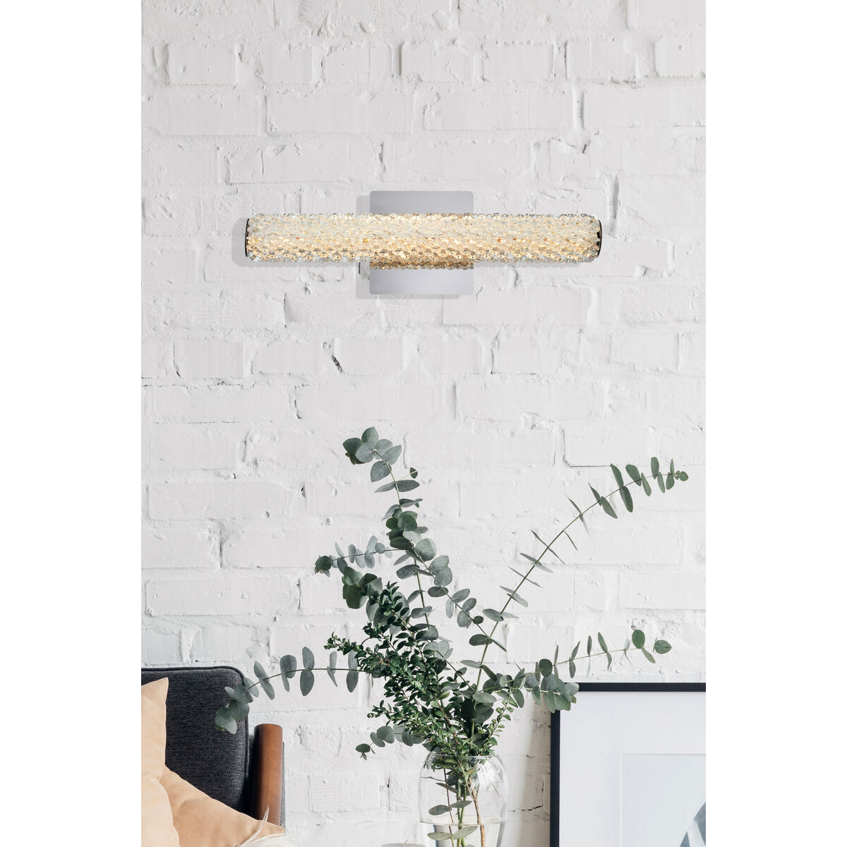 Bowen 1 Light 18 inch Chrome Wall Sconce Wall Light