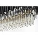 Willow 9 Light 14 inch Black Chandelier Ceiling Light