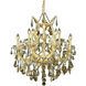 Maria Theresa 13 Light 27 inch Gold Dining Chandelier Ceiling Light in Golden Teak