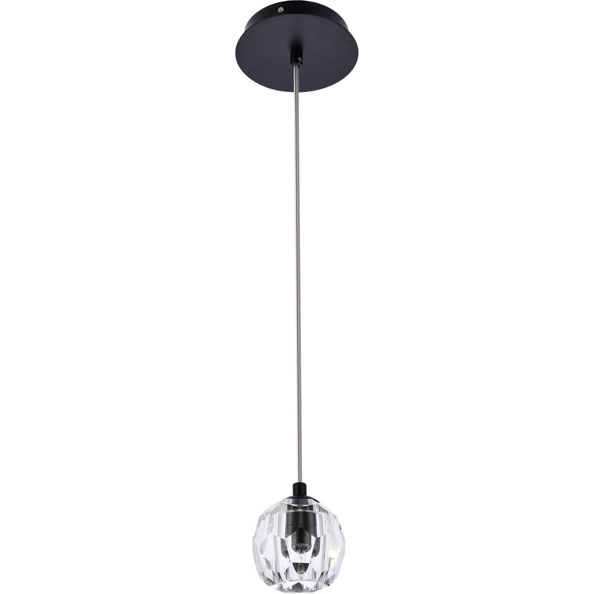Eren 1 Light 6 inch Black Pendant Ceiling Light
