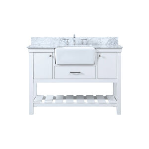 Clement 48 X 22 X 34 inch White Bathroom Vanity Cabinet
