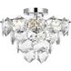 Adaline 6 Light 16 inch Chrome Flush Mount Ceiling Light