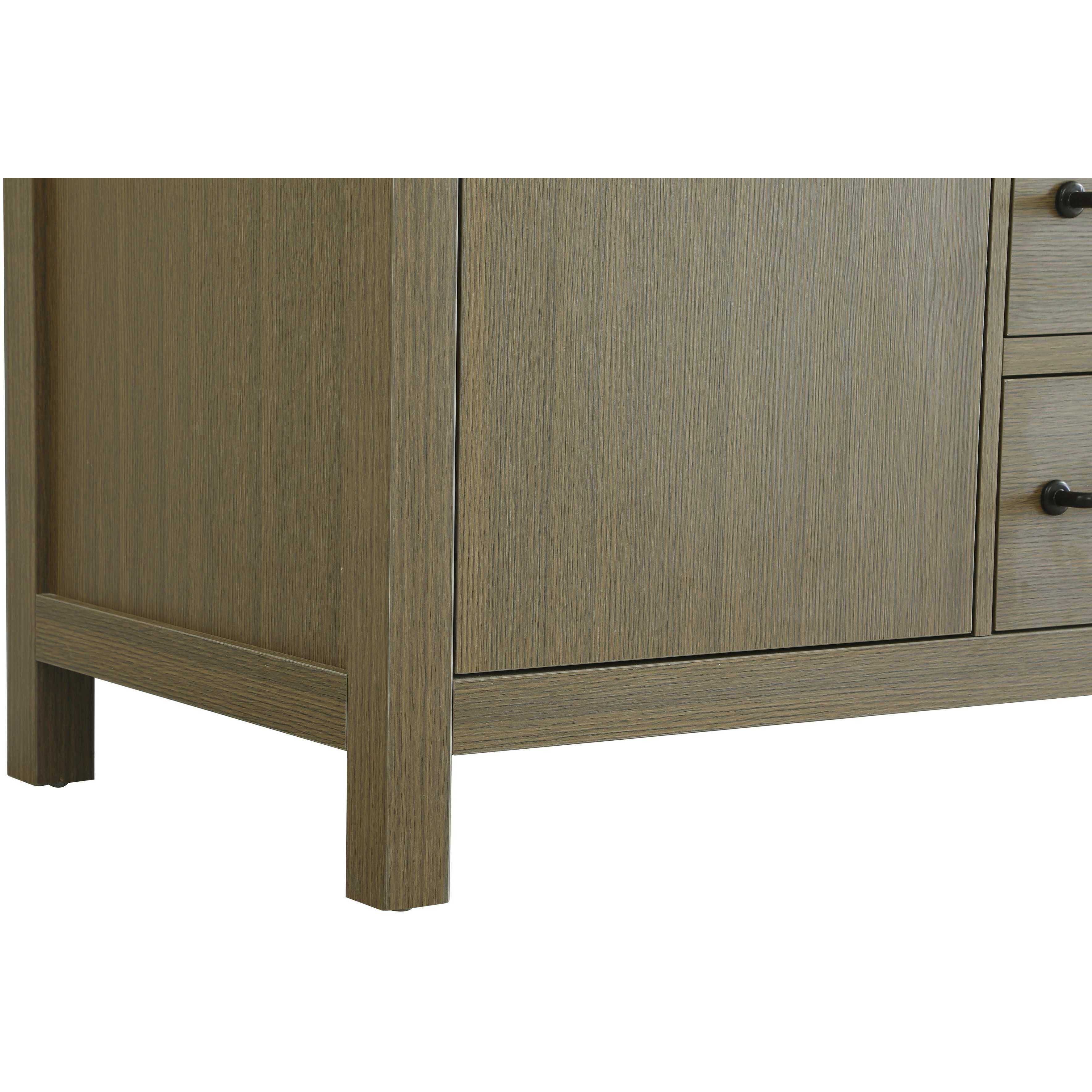 Nathan 54 X 34 inch Chestnut Brown Bathroom Vanity Cabinet