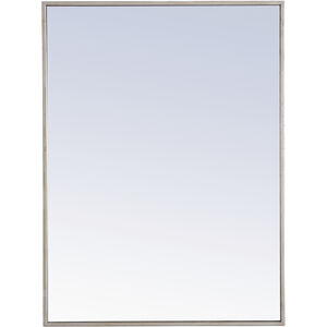 Eternity 32 X 24 inch Silver Wall Mirror