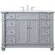 Wesley 48 X 22 X 35 inch Grey Vanity Sink Set