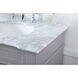Wesley 72 X 22 X 35 inch Grey Vanity Sink Set