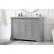 Clarence 48 X 22 X 35 inch Grey Vanity Sink Set