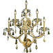 Maria Theresa 7 Light 22 inch Gold Wall Sconce Wall Light in Golden Teak