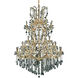 Maria Theresa 61 Light 54 inch Gold Foyer Ceiling Light in Clear, Royal Cut