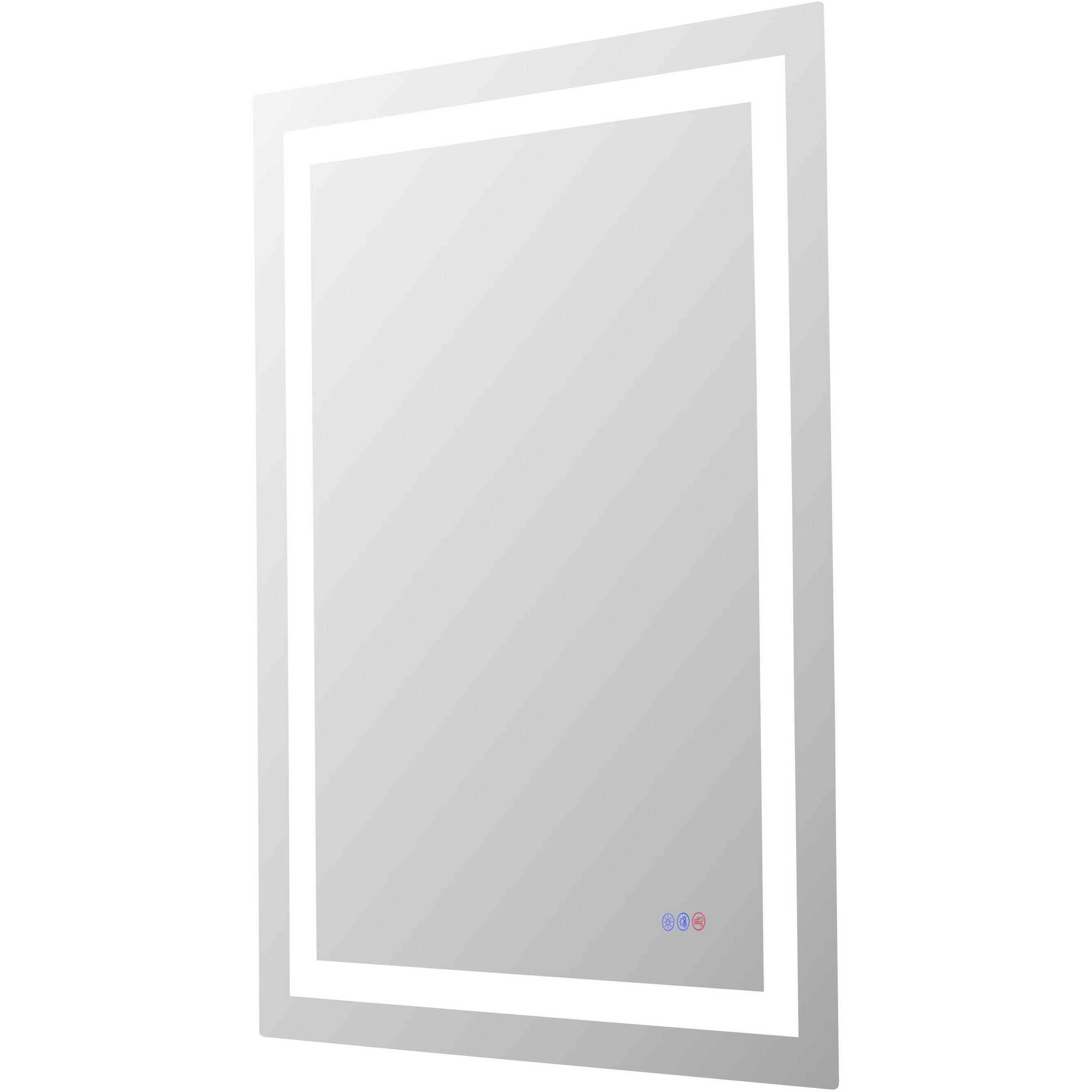 Riven 40 X 30 inch White LED Mirror