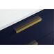 Larkin 42 X 22 X 34 inch Blue Vanity Sink Set