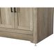 Remington 60 X 35 inch Natural Oak Bathroom Vanity Cabinet