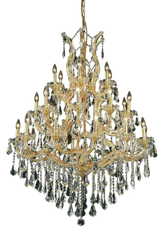 Maria Theresa 28 Light 38 inch Gold Dining Chandelier Ceiling Light in Clear