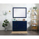 Blake 48 X 22 X 34 inch Blue Vanity Sink Set