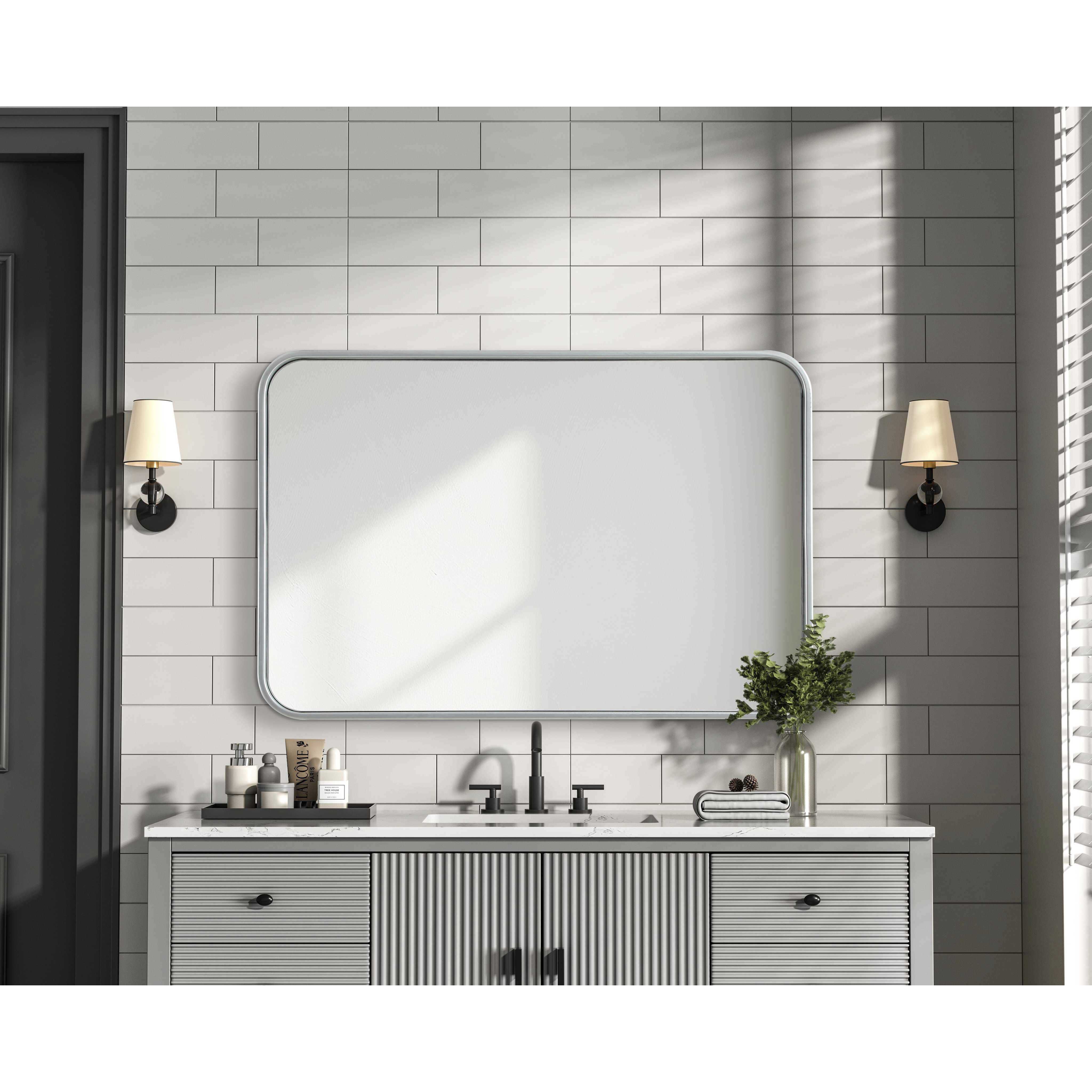 Remy 30 X 20 inch Silver Mirror
