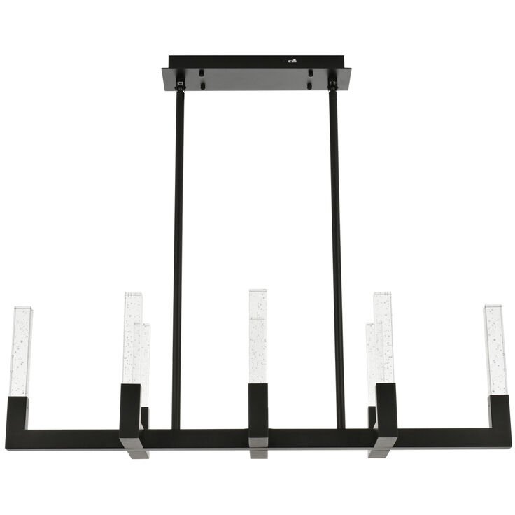 Noemi 8 Light 12 inch Black Pendant Ceiling Light