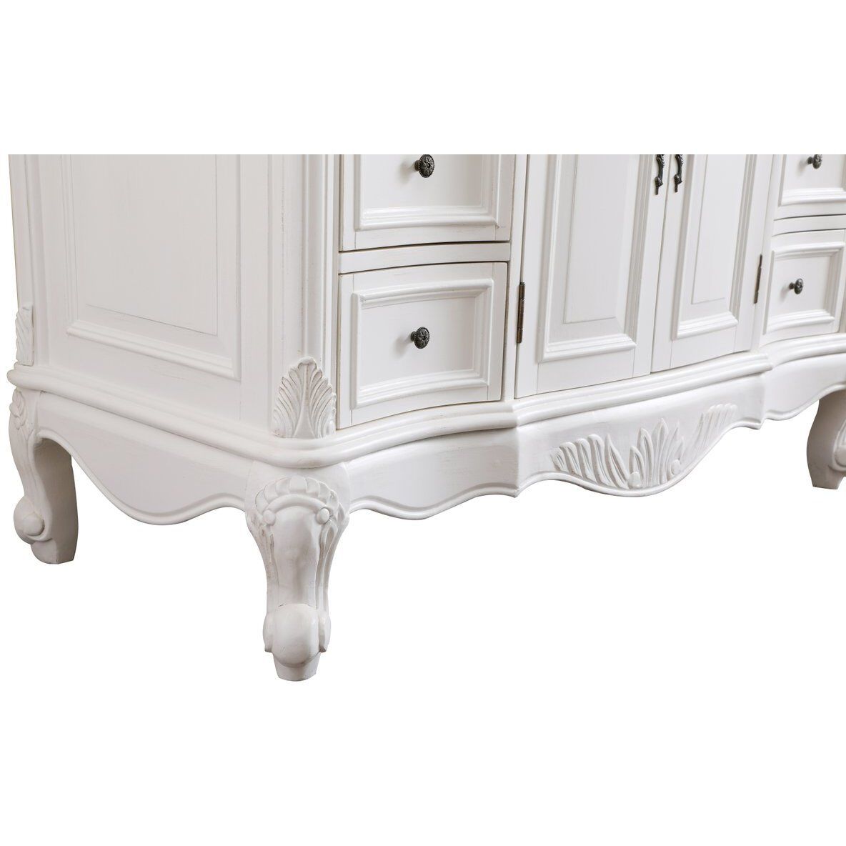 Oakland 48 X 22 X 36 inch Antique White Vanity Sink Set