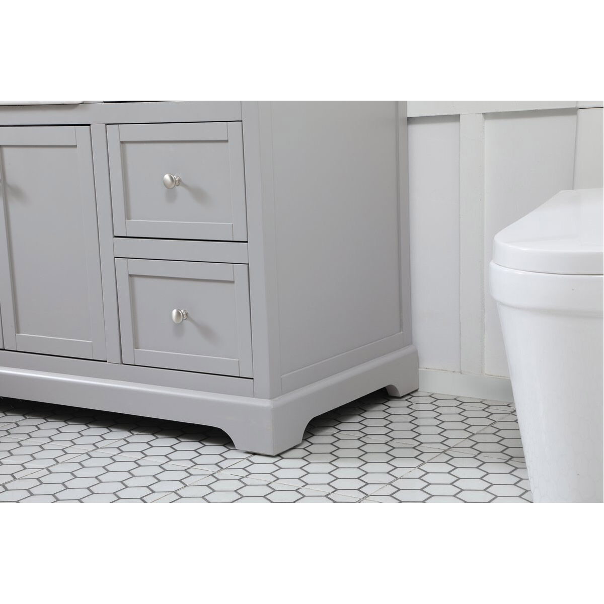 Franklin 42 X 22 X 34.75 inch Grey Bathroom Vanity Cabinet