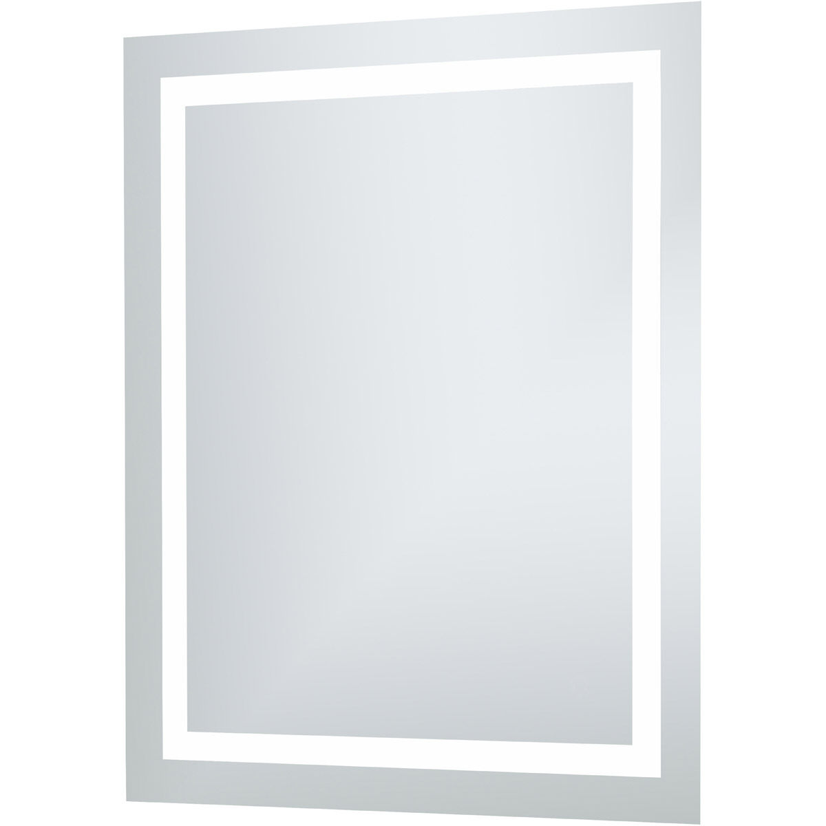 Nova 36 X 30 inch Silver Lighted Wall Mirror