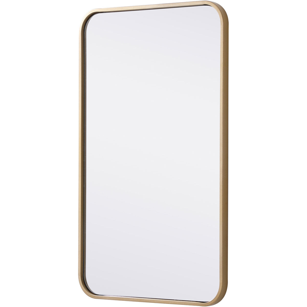 Evermore 30 X 18 inch Brass Mirror