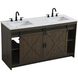 Austin 60 X 34 inch Expresso Bathroom Vanity Cabinet