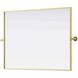 Amoura 36 X 27 inch Brass Mirror