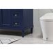 Bennett 48 X 21 X 35 inch Blue Vanity Sink Set
