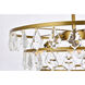 Ella 6 Light 20 inch Brass Pendant Ceiling Light