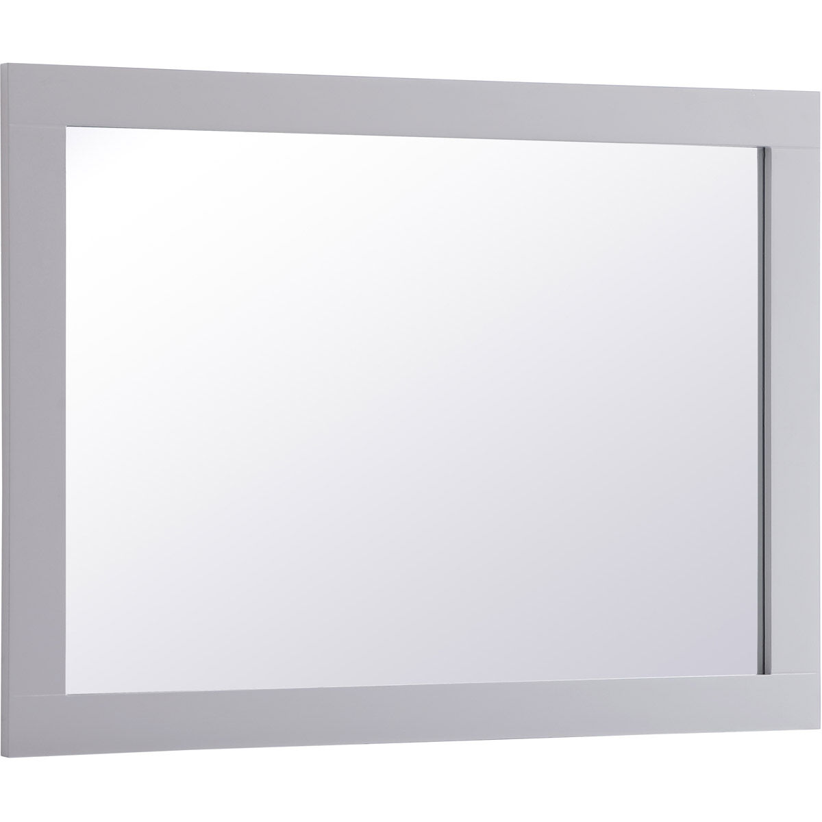 Aqua 36 X 27 inch Grey Wall Mirror