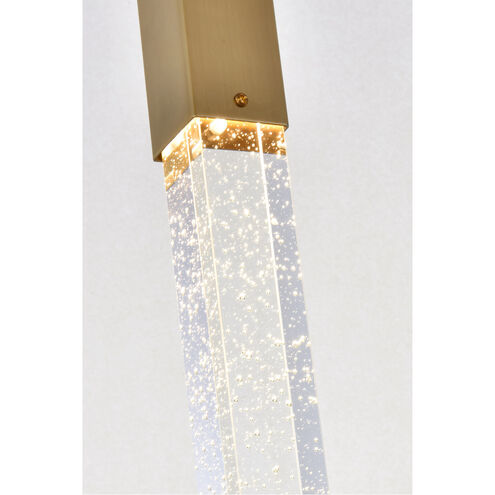 Weston 3 Light 6 inch Satin Gold Pendant Ceiling Light