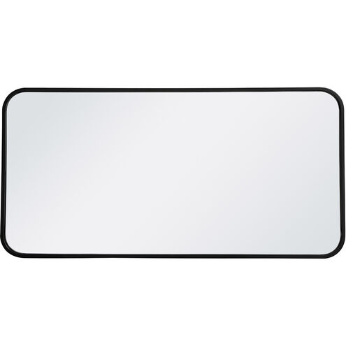 Evermore 36 X 18 inch Black Mirror