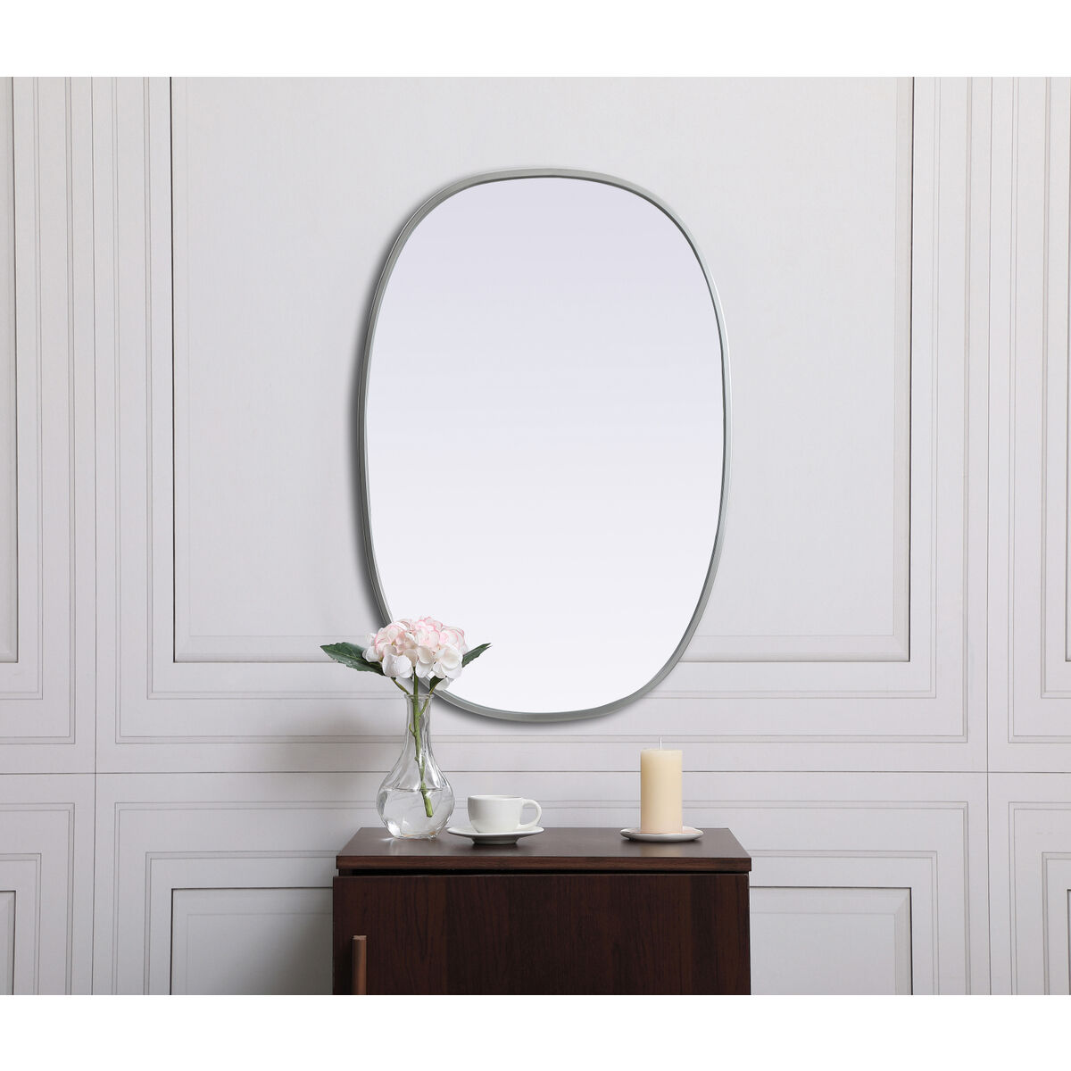 Brynn 30 X 20 inch Silver Mirror in 20 x 30