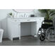 Cooper 60 X 19 X 34 inch White Vanity Sink Set