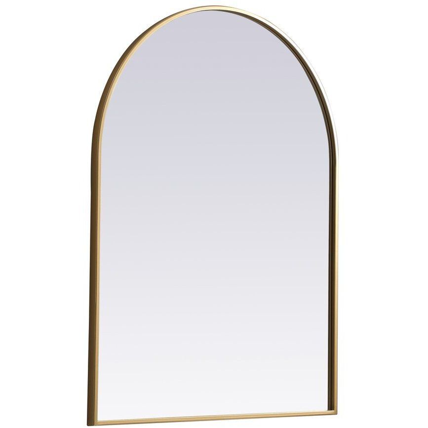 Ayra 36 X 27 inch Brass Mirror
