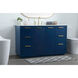 Blake 54 X 22 X 34 inch Blue Vanity Sink Set