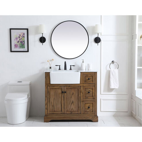 Franklin 36 X 22 X 35 inch Driftwood Bathroom Vanity Cabinet