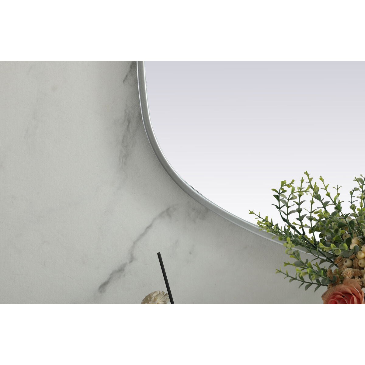 Brynn 48 X 24 inch Silver Mirror in 24 x 48