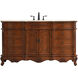 Danville 60 X 60 X 36 inch Teak Vanity Sink Set