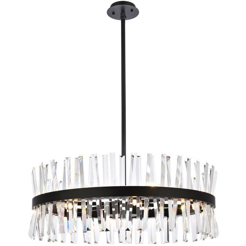 Serephina 16 Light 32 inch Black Chandelier Ceiling Light
