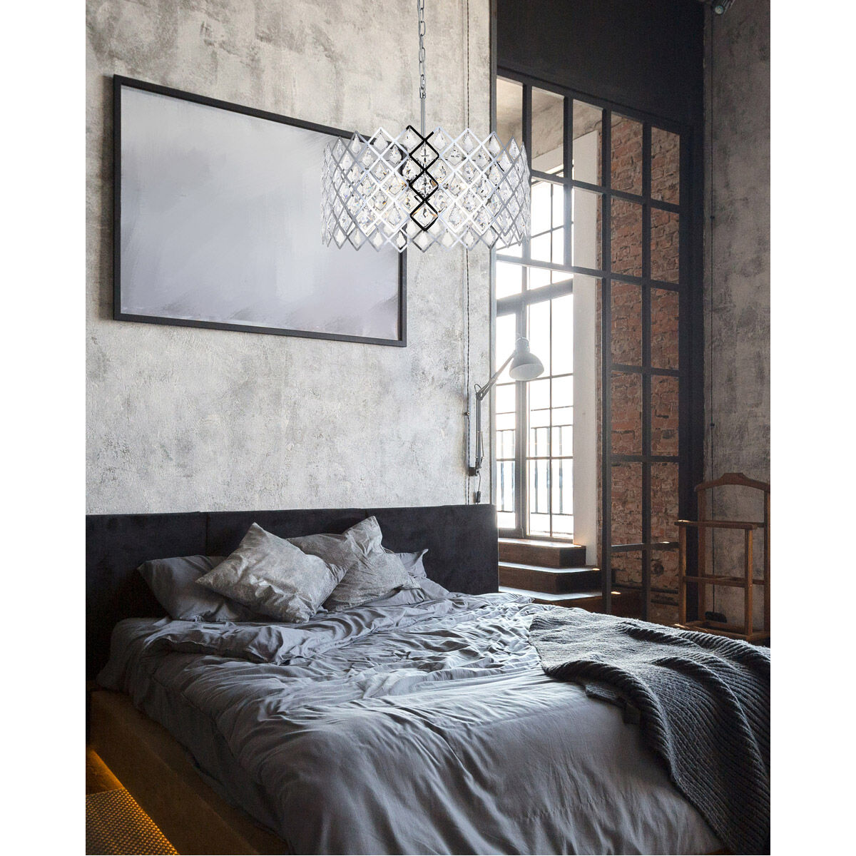 Lyla 5 Light 21 inch Chrome Pendant Ceiling Light