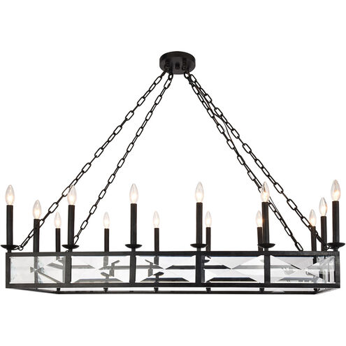 Exeter 14 Light 20 inch Vintage Bronze Chandelier Ceiling Light, Urban Classic