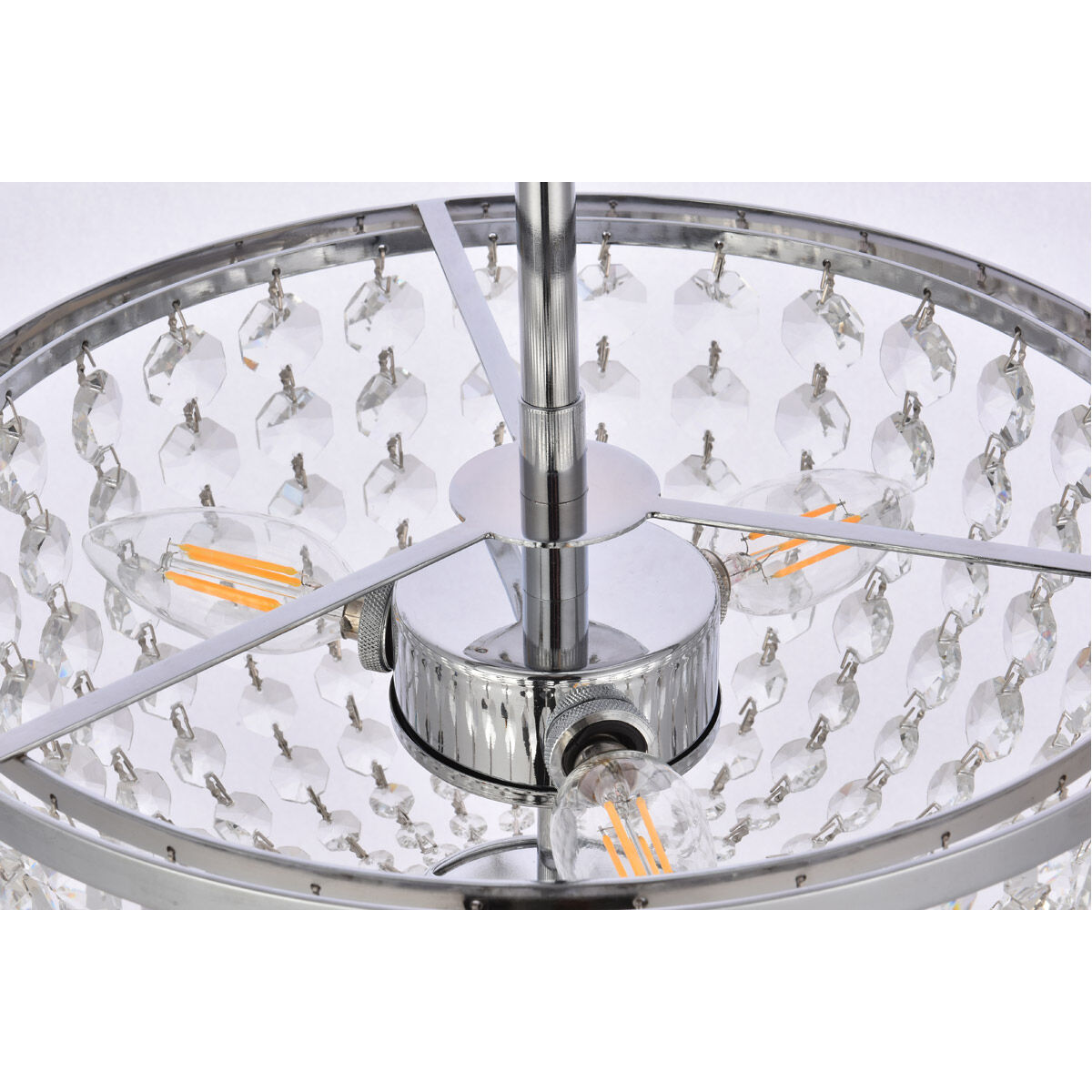 Gianna 3 Light 13 inch Chrome Pendant Ceiling Light